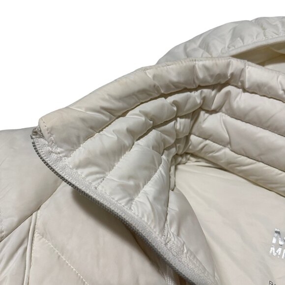Michael Kors White Packable Down Puffer Winter Jacket With Carrying Bag Size XL - Picture 10 of 15